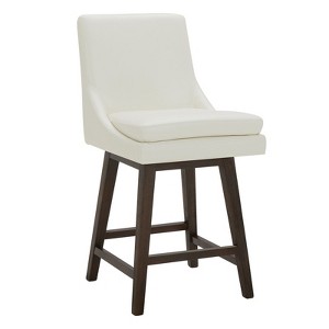 Spruce&Spring Swivel Counter Height Barstool with Double-layed Seat - 1 of 4