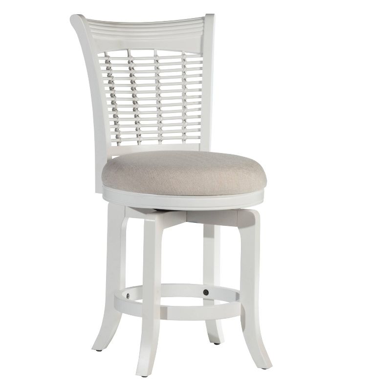 Bayberry Swivel Counter Height Barstool White - Hillsdale Furniture, 1 of 6
