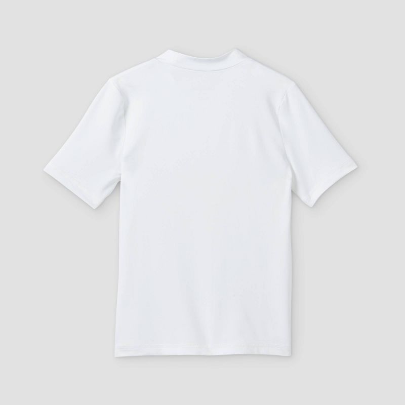 Girls' Watermelon Flip Sequin Short Sleeve Rash Guard Swim Shirt - Cat & Jack™ White, 3 of 6