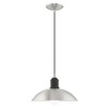 Livex Lighting Metal Shade 1 - Light Pendant in  Brushed Nickel - 4 of 4