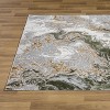 Luxe Weavers Marble Swirl Abstract Indoor Area Rug - 3 of 4