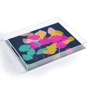 Garima Dhawan golden rain 5 Acrylic Tray - Deny Designs - 1 of 4