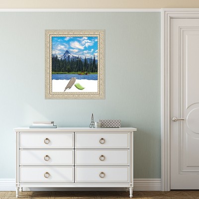 Fair Baroque Cream and Brown Wood Picture Frame