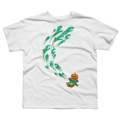 Boy's Design By Humans It's time for halloween By SINDAR T-Shirt