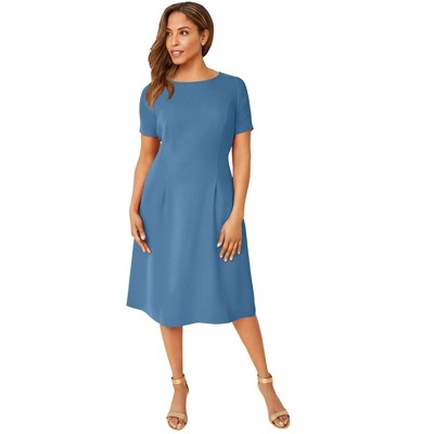 Jessica London Women's Plus Size Fit & Flare Dress