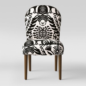 Animal print best sale dining chairs