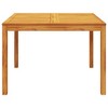vidaXL Garden Dining Set Natural Brown Solid Acacia wood Medium Foldable - 43.3" x 43.3" x 29.5" 4 - 4 of 4