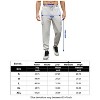 Coolmee Mens Cargo Pants Casual Drawstring Athletic Jogger Sports Outdoor Trousers with Pockets - 4 of 4