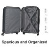 FURNIinspire Bag And Luggage Sets 3 Piece Rolling Luggage, Travel Hard Suitcase with Wheels, Stylish Suitcase Set, Blue, 21.06"*11.81"*30.31" - 4 of 4