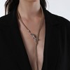 SOHI Women's California Gold The Jaguar Lariat Necklace - 4 of 4