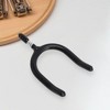 Unique Bargains Garage Storage Hooks U-Shaped Hook with Screws Black 3.9"x2.2"x0.4" 1 Pcs - 2 of 4