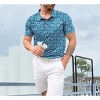 HAPPY BAY Mens Polo Shirts Short Sleeve Dri Fit Men's Summer Polos Moisture Wicking Shirt Collar Dress Tshirt Golf Shirts for Men - 2 of 4