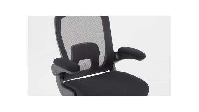 Flash Furniture HERCULES Series Big & Tall 500 lb. Rated Mesh Executive Swivel Ergonomic Office Chair with Adjustable Lumbar, 2 of 15, play video