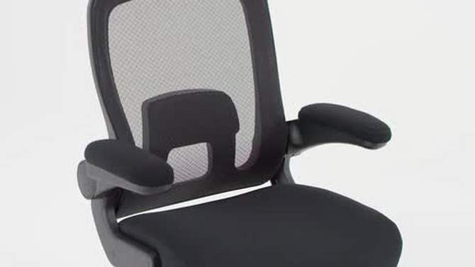 Flash Furniture HERCULES Series Big & Tall 500 lb. Rated Mesh Executive Swivel Ergonomic Office Chair with Adjustable Lumbar, 2 of 20, play video