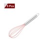Unique Bargains Silicone Stainless Steel Non-Stick Coated Heat-Resistant Whisk 5 Pcs - 3 of 4