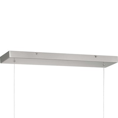Brushed Nickel 45" LED Indoor/Outdoor Linear Pendant Light