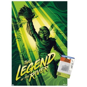 Trends International Creature From The Black Lagoon - The Legend Of The River by César Moreno Unframed Wall Poster Prints - 1 of 4