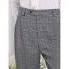 Hobemty Women's Houndstooth Vintage Work Plaid Long Trousers - 4 of 4