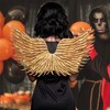 Underwraps Costumes Gold Foil Feather Double Sided Wings Adult Costume Accessory - 2 of 4
