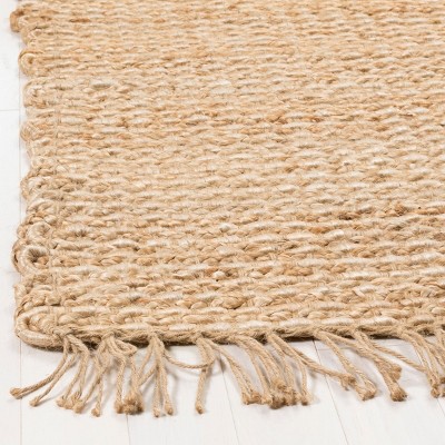 Natural Hand-Woven Jute and Sisal Rectangular Area Rug