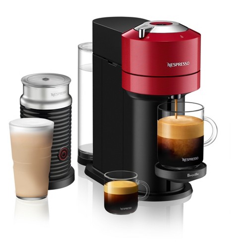 Converge linned Logisk Nespresso Vertuo Next Bundle Coffee Maker And Espresso Machine By Breville  - Red : Target