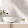 Unique Bargains Elegant Frosted Cream Glass Bottle for Bathroom 1 Pc - 2 of 4