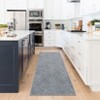 Modern Area Rugs for Living Room Bedroom, Solid Indoor Carpets, Low Pile Non-Slip Rug - 2 of 4