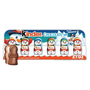 Kinder Joy Christmas Milk Chocolate Snowman - 3.1oz/6ct - 1 of 4