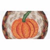 Earth Rugs Rustic “Thankful” Jute Coaster 5"x5" Handmade Autumn Drink Mat - 2 of 3