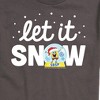 Men's - SpongeBob SquarePants - Let It Snow Christmas Short Sleeve Graphic T-Shirt - 2 of 4