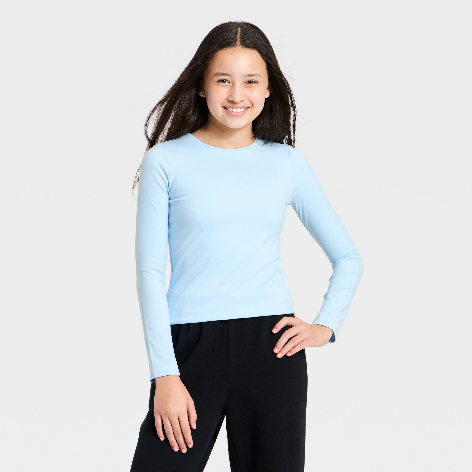 Girls' Long Sleeve Super Soft T-Shirt - art class™