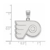 Black Bow Jewelry 10k White Gold Philadelphia Flyers NHL Medium Pendant - 2 of 3