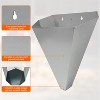 Acekool Galvanized Poultry Cone - Flat-Back Restraint for Chickens & Turkeys - 2 of 4