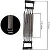 Amber Fight Gear Chest Expander – 66 lbs Resistance, 5 Springs, Adjustable Fitness Tool for Chest, Arm, Back & Shoulder Workout,Black, One size - 4 of 4