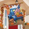 Autumn Old Days House Flag Patriotic Pickup Truck 28" x 40" Briarwood Lane - 4 of 4