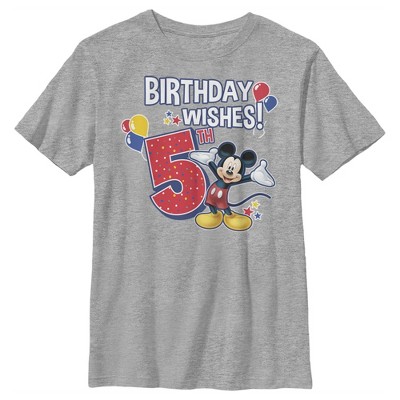 Disney Mickey Mouse Football #28 Game Time Sports - Short Sleeve T-Shirt  for Kids - Customized-Athletic Heather 