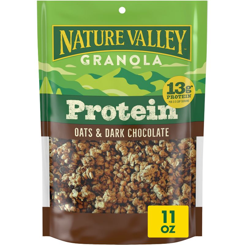 Nature Valley Protein Oats 'n Dark Chocolate Crunchy Granola - 11oz, 1 of 12
