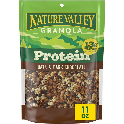 Nature Valley Protein Oats 'n Dark Chocolate Crunchy Granola - 11oz - image 1 of 4