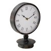 Aoibox Retro Vintage Metal Mantel Table Clock for Living Room, Bedroom, Bedside, Shelf, Farmhouse Decor - 3 of 4