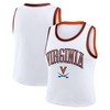 NCAA Virginia Cavaliers Women's White Cropped Jersey - 3 of 3