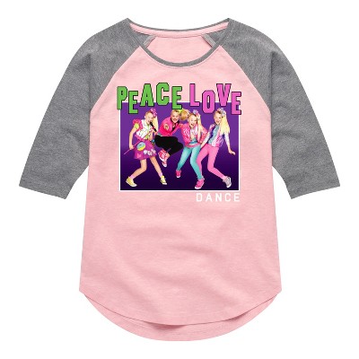 Girls' JoJo Siwa Peace Love Dance  - Light Pink/Ath Hea - X-Large