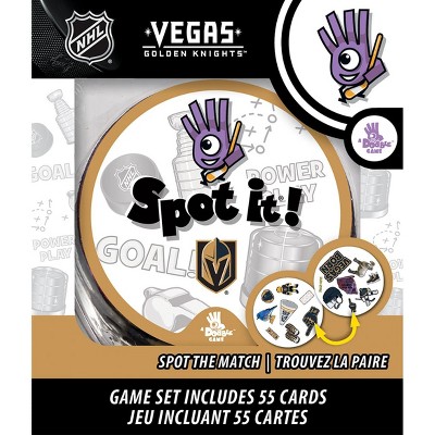 MasterPieces NHL Las Vegas Golden Knights Spot It! Card Game