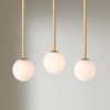 Possini Euro Design Possini Euro Eclipse 4 3/4"W Gold and Glass LED Mini Pendant Set of 3 - 2 of 4