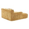Vynxaria Chenille Lazy Sofa Chaise Longue Armchair with 3 Pillows for Ultimate Comfort - 3 of 4