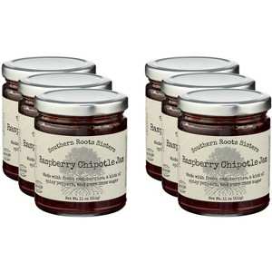 Southern Roots Sisters Raspberry Chipotle Jam - Case 6 - 11 oz - 1 of 2