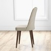 Set of 2 Mid-Century Modern Velvet Dining Chair for Living Room, Beige/Orange/Blue/Teal - 4 of 4
