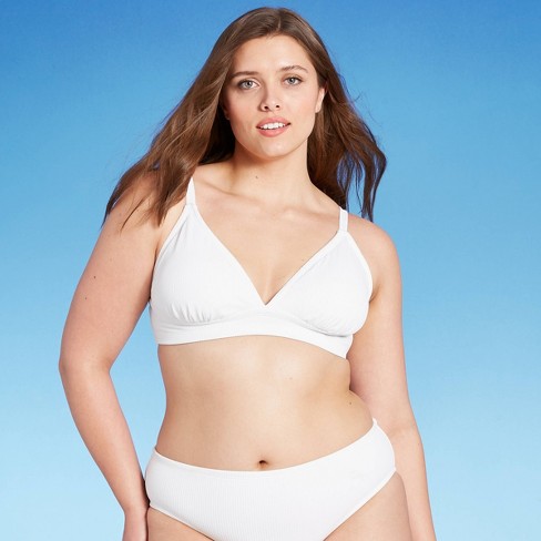 Juniors' Plus Size Triangle Bikini Top Xhilaration™ : Target