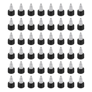 Unique Bargains Liquid Dispensing PP Squeeze Bottle Twist Top Caps 48 Pcs - 1 of 4
