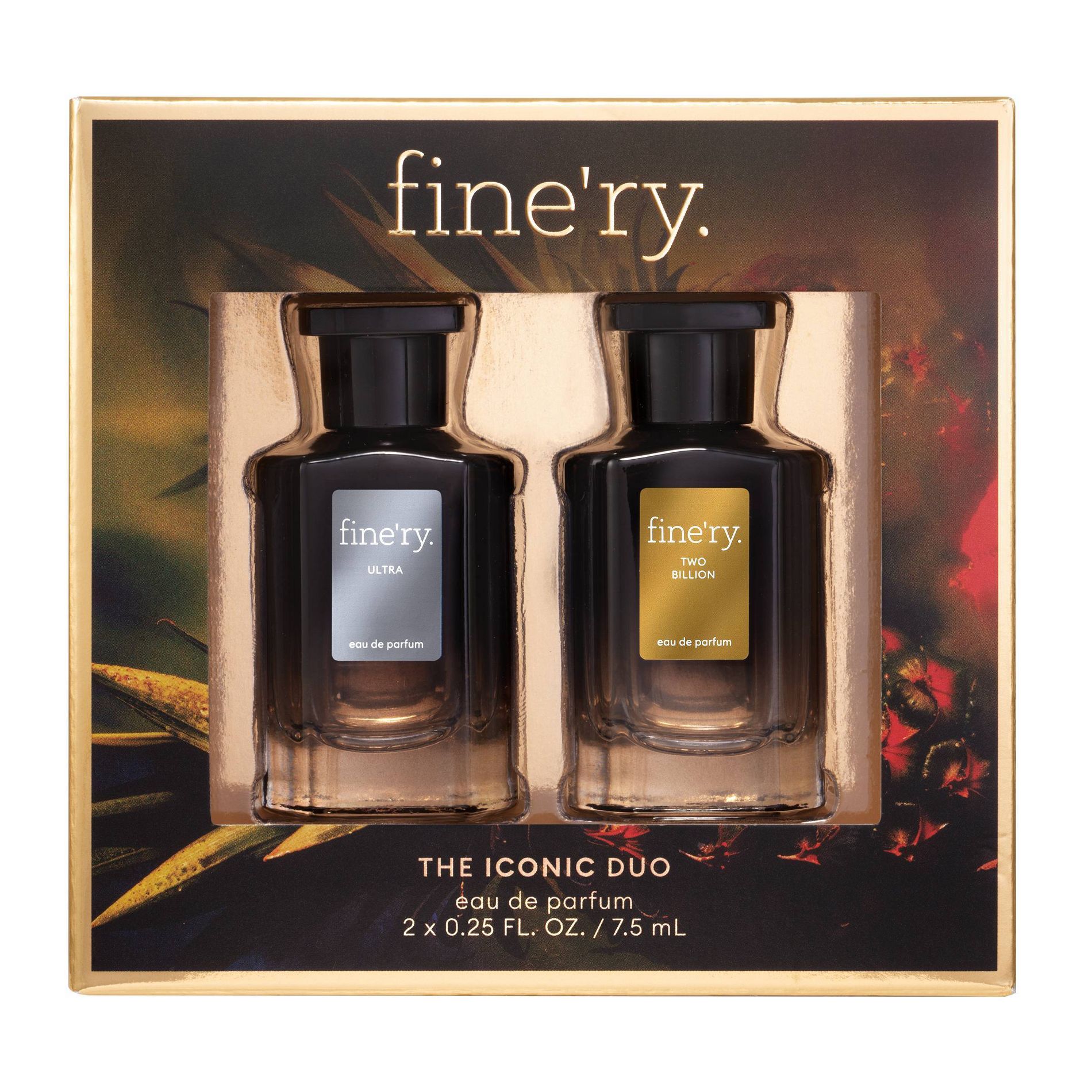fine'ry. Men's Mini Eua De Perfume Duo Set - Ultra and Two Billion - 7.5ml