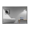 Bathroom Wall Mirrors 48x30 Inch Wall Mounted Hanging Plates Mirror Modern Metal Framed Rectangular Mirror - 4 of 4